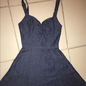 Very cute Jean dress.