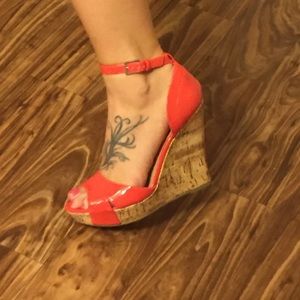 Guess Coral Ankle Strap Wedge Sandals