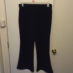 Black stretchy dress pants