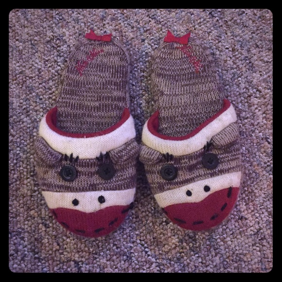 Sock Monkey slippers