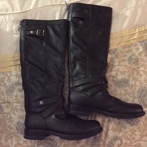 Madden Girl tall black boots