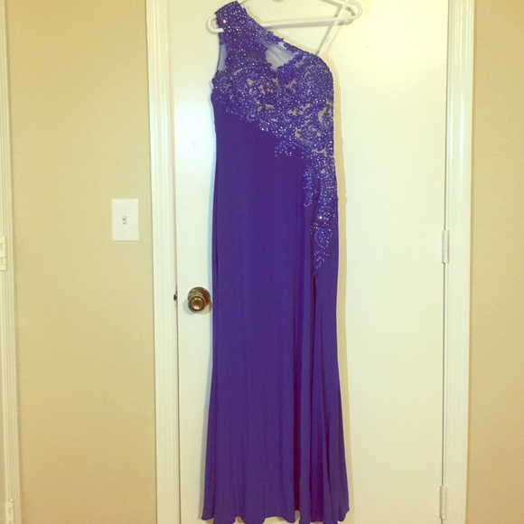 Blue cocktail dress size M - Picture 1 of 3