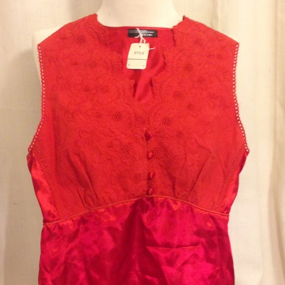 Vintage Satin Blouse