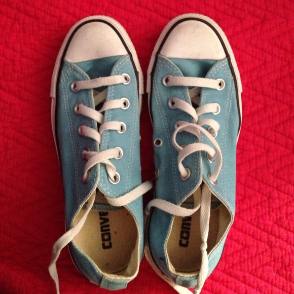 Sky blue Size 5 Converse