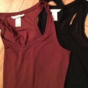 Two H&M Free Flowing Tanks