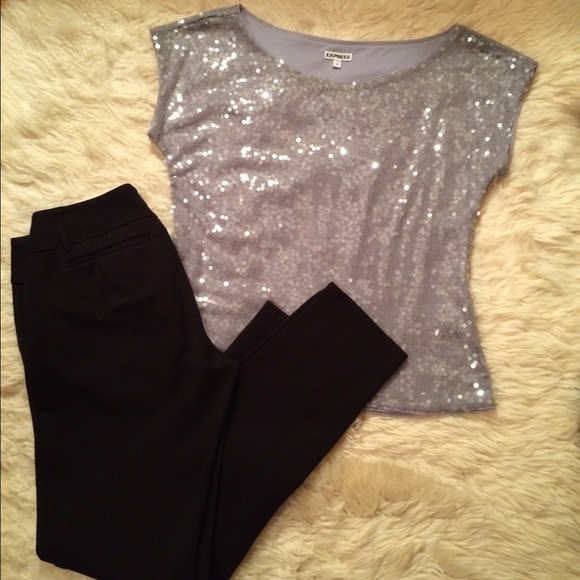 Express Sequin Blouse