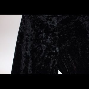 Black Velvet Leggings