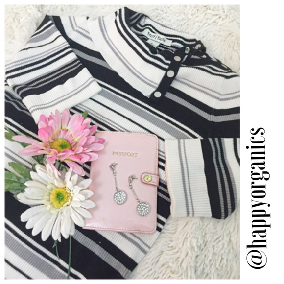 White House Black Market Tops - White House Black Market striped classy top