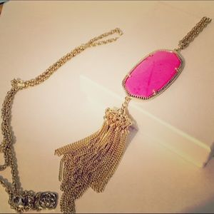 Kendra Scott Rayne Pink Necklace