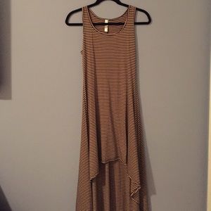 Maxi high low dress