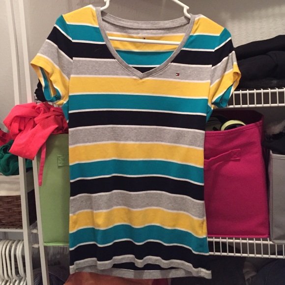 Womens Tommy Hilfiger v neck