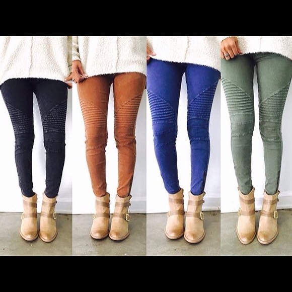 motorcycle style pants