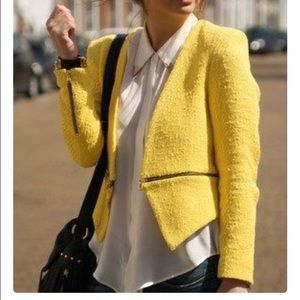 Zara yellow jacket