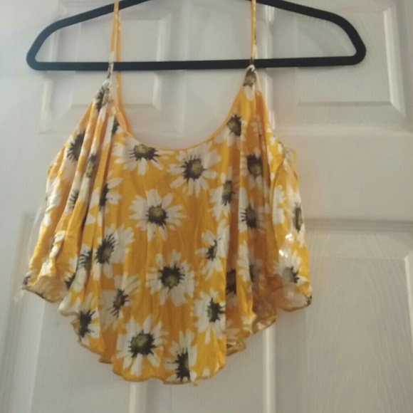 Flower crop top