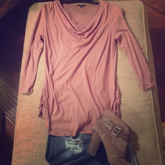 SUPER CUTE COTTON 3/4 Rose color top 💞🎉🎉🎉💞