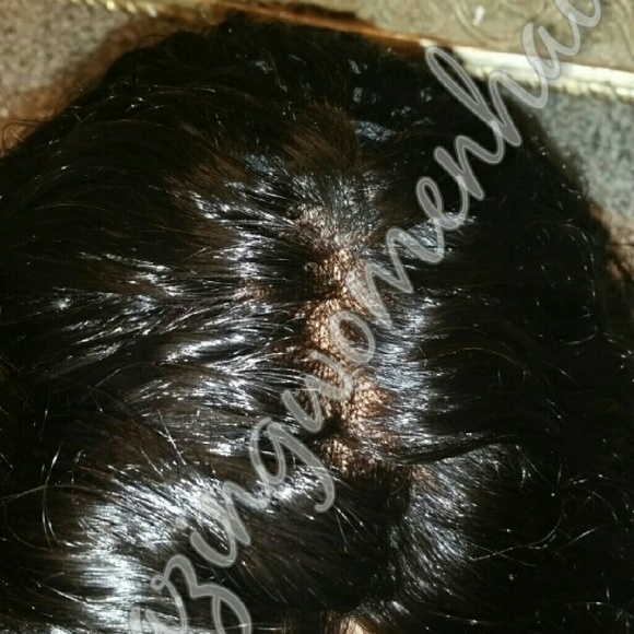 Peruvian curly u part wig with closure
