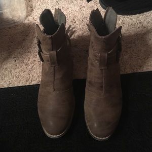 Just fab brown booties