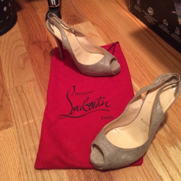 Christian Louboutin slingback heels
