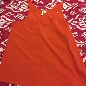 Orange tank top