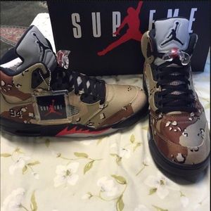 Supreme Jordan 5 Camo