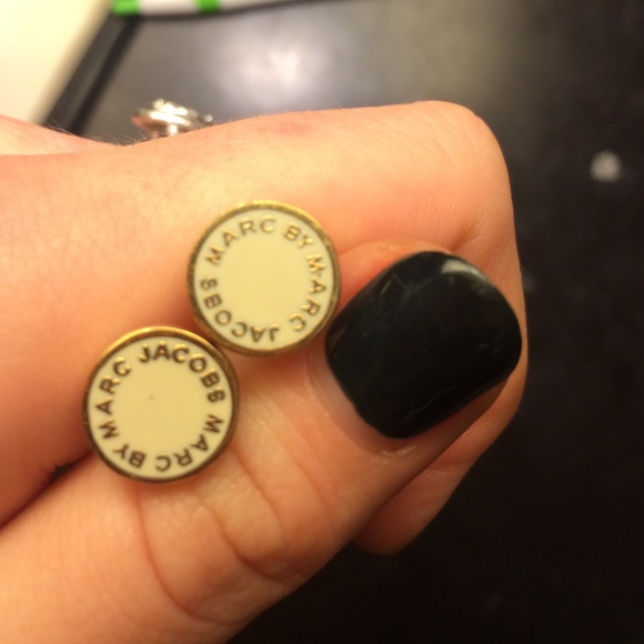 PRICE DROP Marc by Marc Jacobs gold/cream earrings