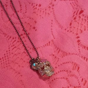 Betsey Johnson Skull Necklace