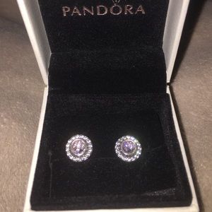 Pandora GLAMOROUS LEGACY, AMETHYST & CLEAR CZ