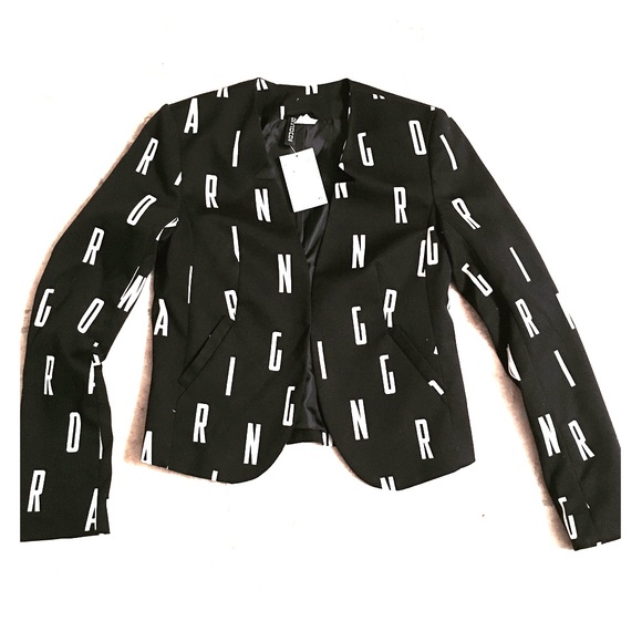 Crop blazer jacket