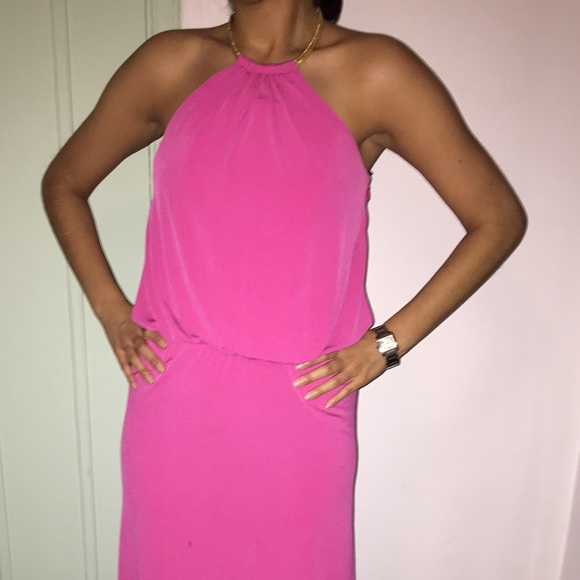 Pink laundry by Shelli Segal dress