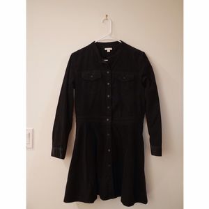 Gap Corduroy Long-sleeved Dress in Navy Sz 8