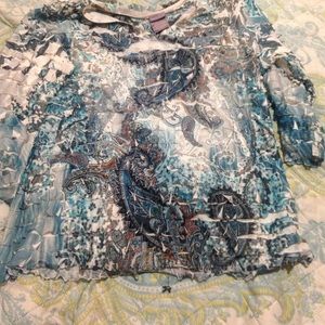 All types of blue color prints