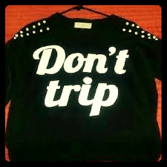 Wet seal black with white spikes long sleeved