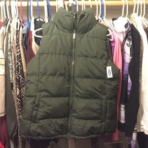 Green old navy vest