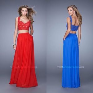 La Femme Red two-piece