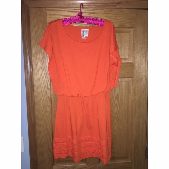 Vibrant orange dress • only worn once