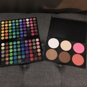 Used.bh Eyeshadows & Sedonna Contour&Blush Palette