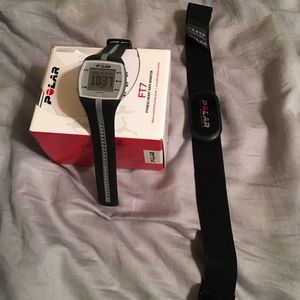 Polar watch unisex black/grey