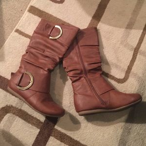 Carmel colored brown boots