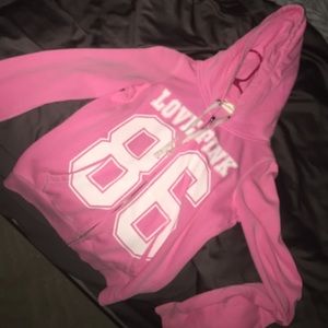 Pink zip-up