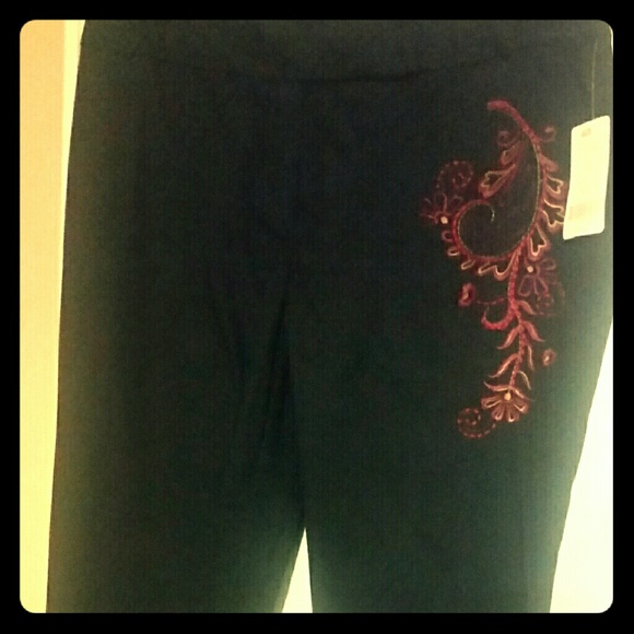 Fancy Embroidered Pants - Picture 1 of 3