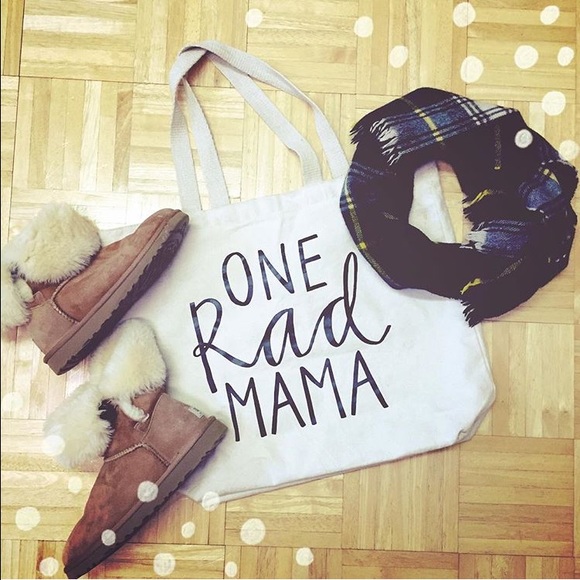 Rad Mama Canvas Tote Bag - Picture 4 of 5