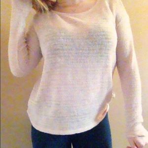 FOREVER 21 PINK LOOSE SHEER SWEATER SHIRT 💋