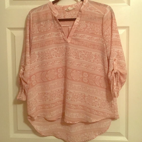 Blush Rose Sheer Tunic