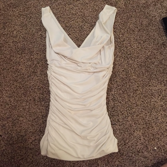 Off-white Slouchy Tank Dress Shirt