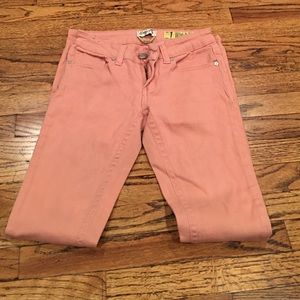 Peach jeans