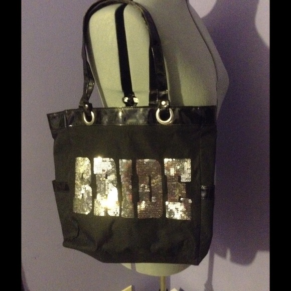 Sequin bride bag