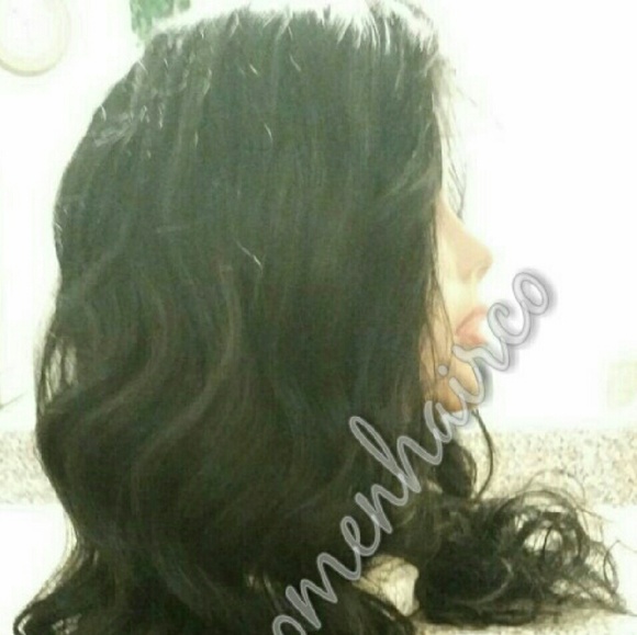 Full Indian lace wig with silk top 16\