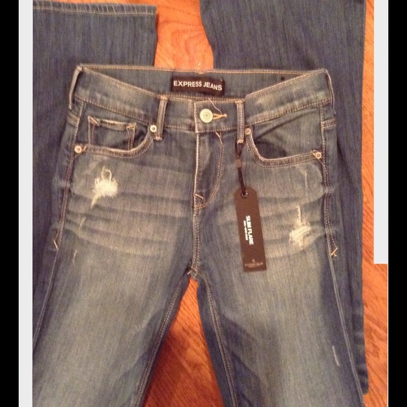 Express Denim - Express Jeans Mid Rise Slim Flare NWT.