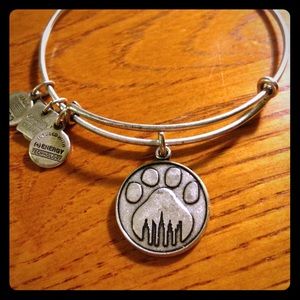 Alex and Ani Paw Print Bangle
