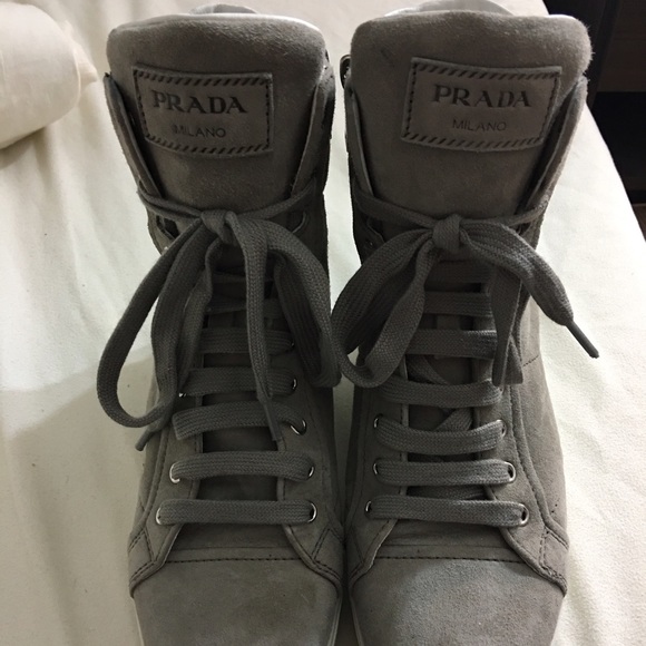 Prada high top sneaker